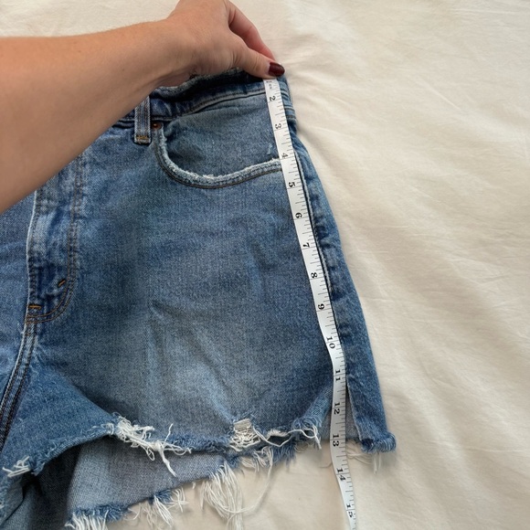 Abercrombie & Fitch Cut Off Shorts High Rise Curve Love - Picture 8 of 8